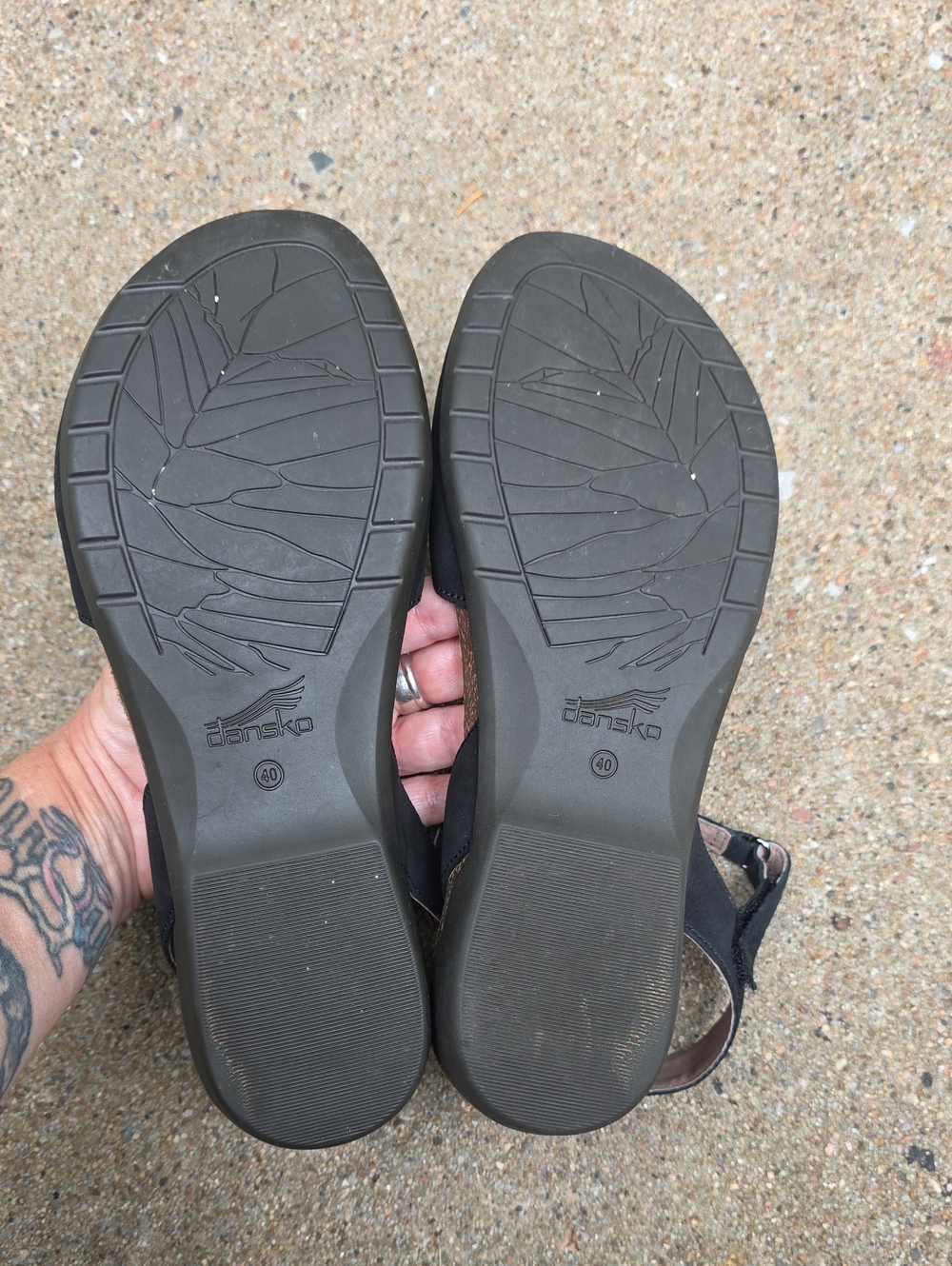 Dansko Rowan Black Leather Closed Toe Mary Jane Size 40 - Picture 9 of 12